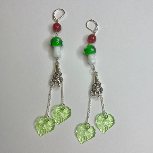 Leafy Gnome Earrings