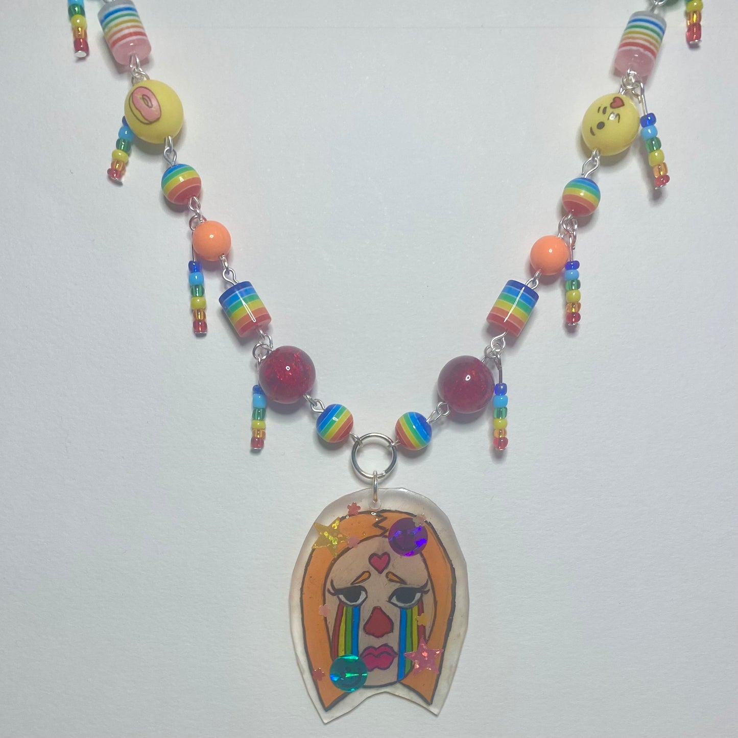 Rainbow Tears Necklace