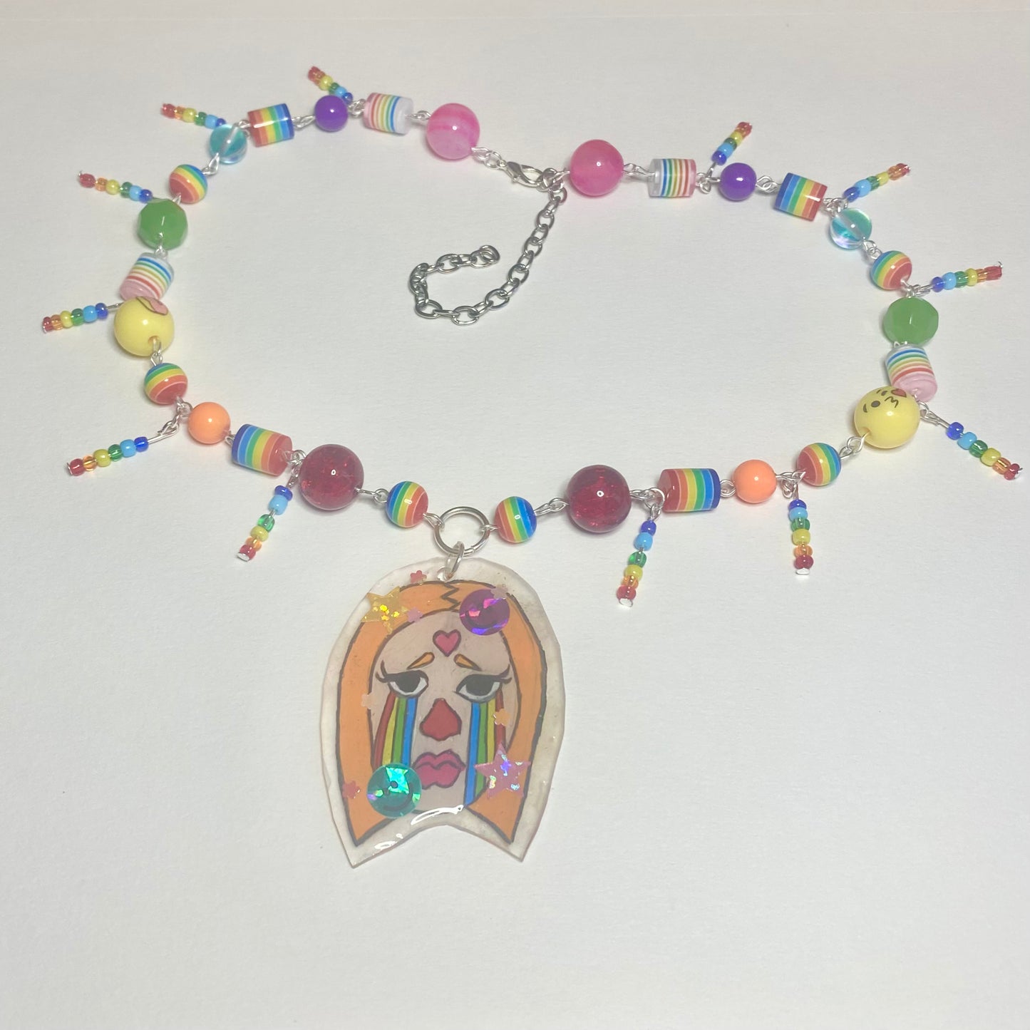 Rainbow Tears Necklace