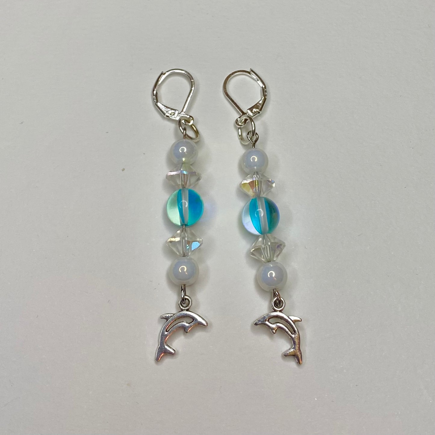 Shimmering Dolphin Earrings