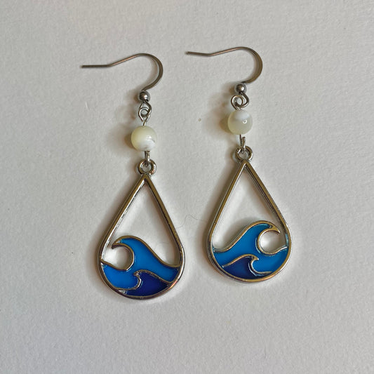 Blue Wave Earrings