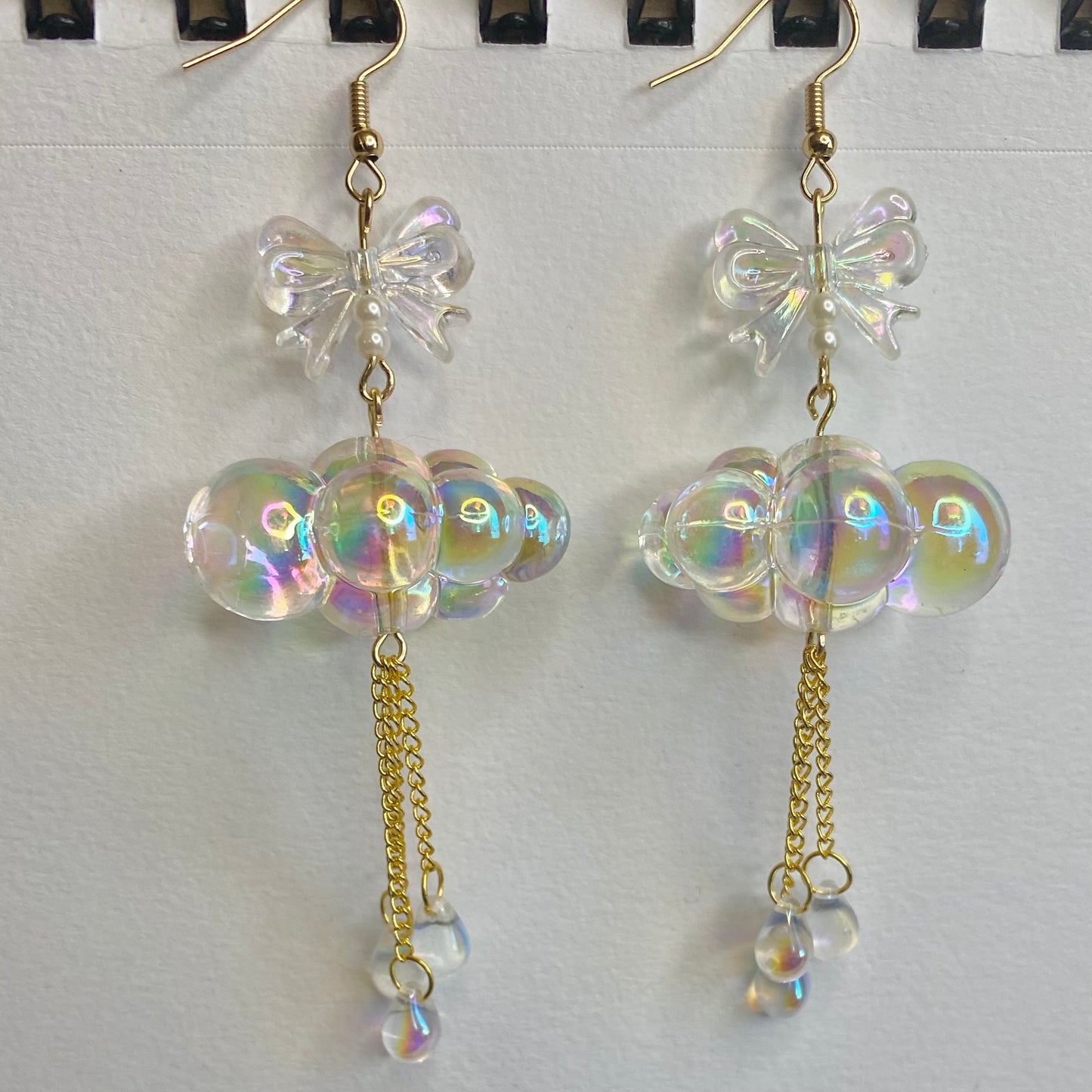 Bows and Raindrops Earrings