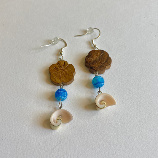 Spiral Shell Earrings