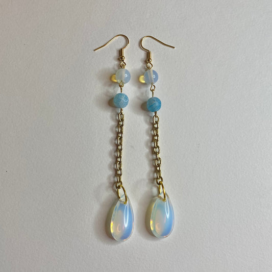 Opalite Teardrop Earrings